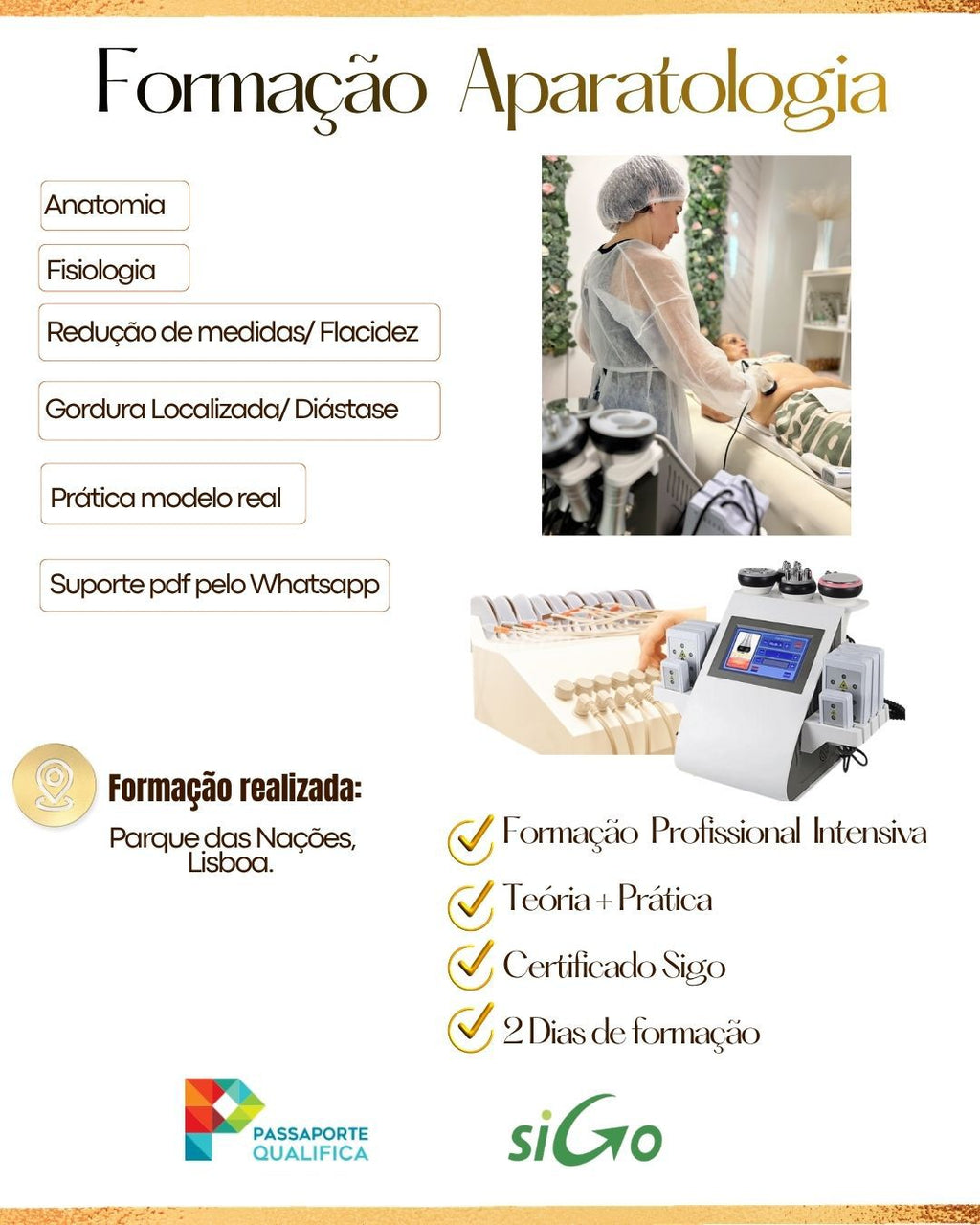 FORMAÇÃO PROFISSIONAL: APARATOLOGIA MÉTODO MPA 2 DIAS