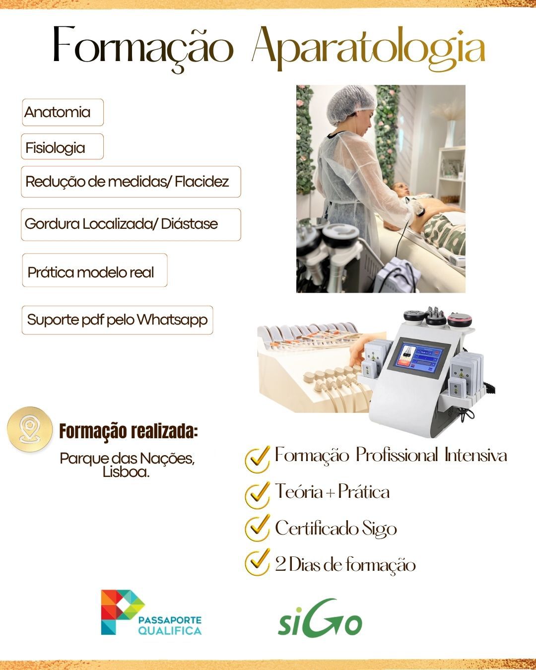 FORMAÇÃO PROFISSIONAL: APARATOLOGIA MÉTODO MPA 2 DIAS