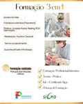 FORMAÇÃO PROFISSIONAL 3 EM 1: DERMAPEN, PEELING PDA, LIMPEZA FACIAL COMPLETA