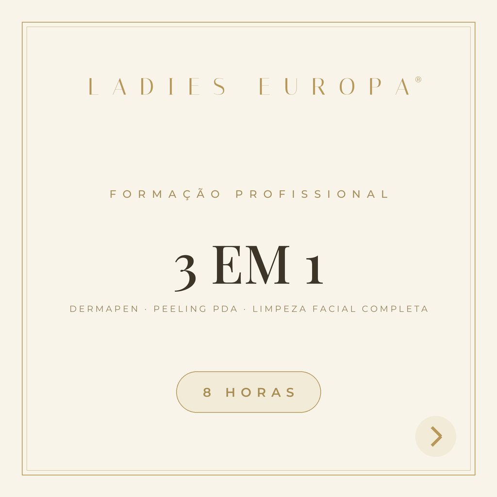 Formação Profissional 3 em 1: Dermapen, Peeling PDA, Limpeza Facial Completa - 8 horas